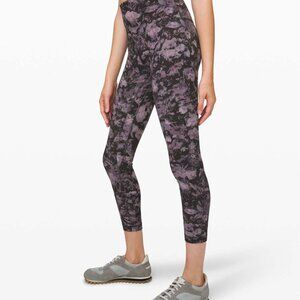 Lululemon Womens 6 Floral Illusion Ice Grey Multi Lightweight Workout Align Pant